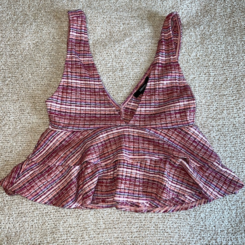 Baby doll cropped tank